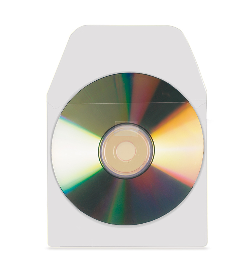 Self-Adhesive CD/DVD Pockets with Flap